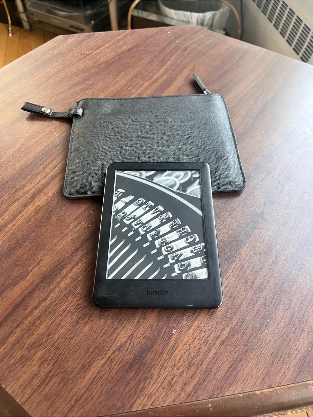 Amazon Kindle eReader in Black with Matching Black Sleeve